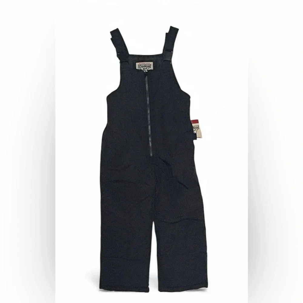 OshKosh B’gosh Kids Black Snow Bib Overalls Winter Pants‎ Insulated 4 Unisex New